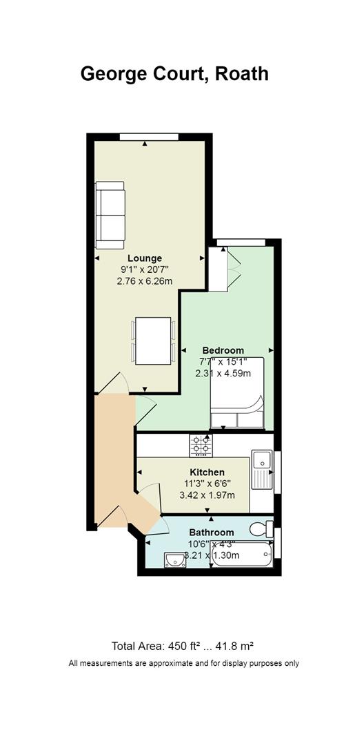 Floorplan for Newport Road, Roath